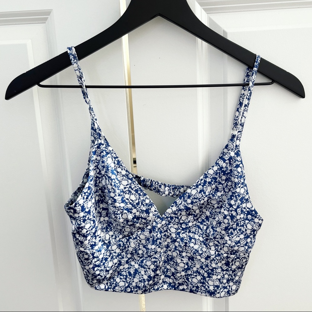 ZARA Crop Top Flower Tank Top Shirt Summer